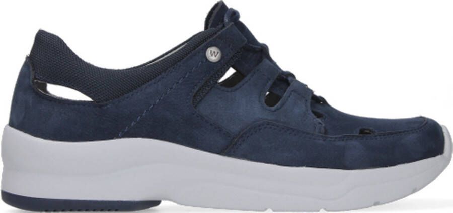 Wolky Veterschoenen Galena denim nubuck