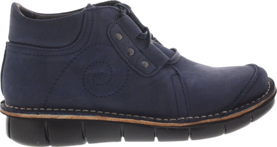 Wolky 0838412 Gallo gobi blue 800 veterschoen Damesschoenen Uitneembaar voetbed. Comfort sneakers dames comfort