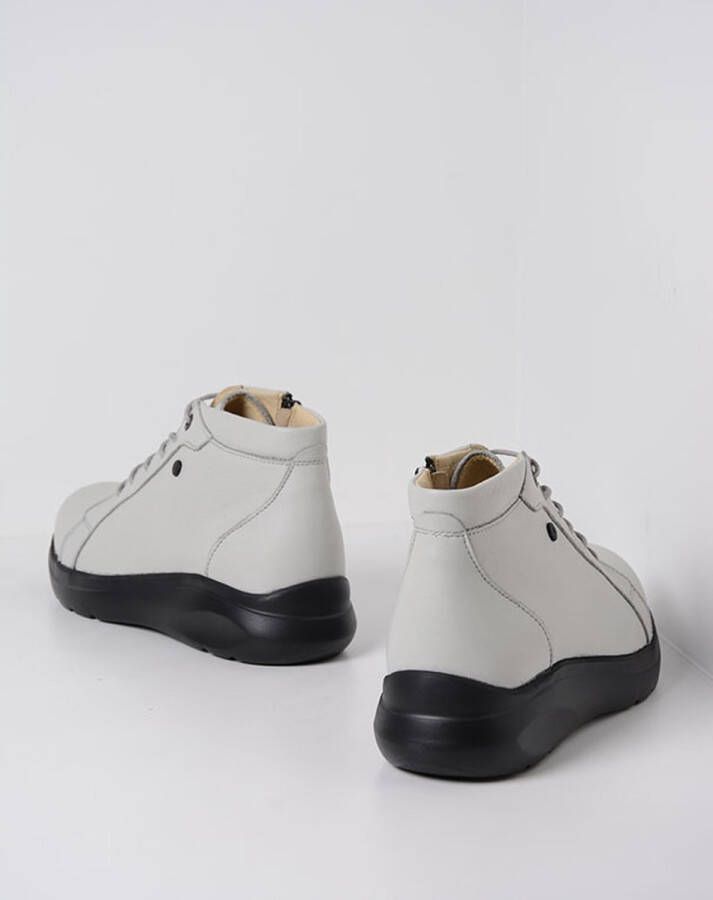 Wolky Veterschoenen Lima wol wit leer