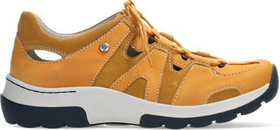 Wolky Dames Veterschoenen 0302811 550 Nortec Antique Ora Oranje