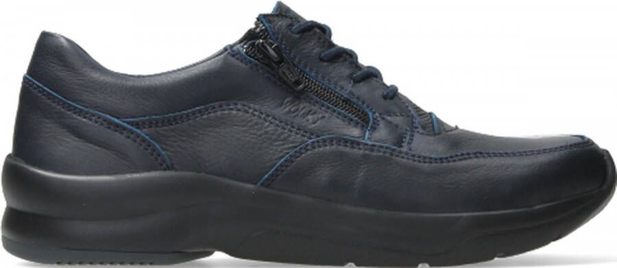 Wolky Veterschoenen Ozark blauw leer