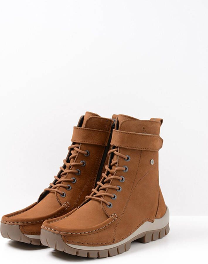 Wolky Veterschoenen Reach cognac nubuck