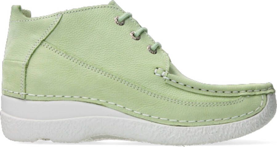 Wolky Comfortschoenen Roll Moc lichtgroen nubuck