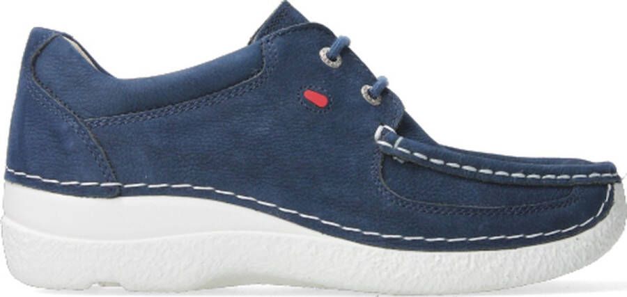 Wolky Veterschoenen Roll Shoe denim nubuck