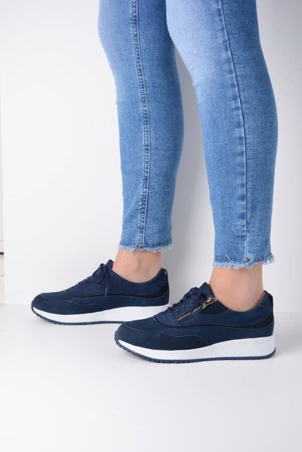 Wolky Veterschoenen Sprint denim nubuck