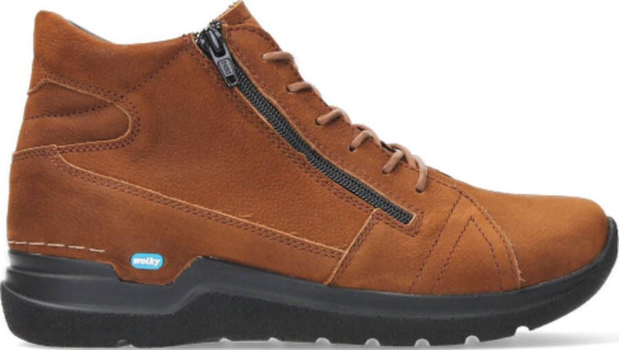 Wolky Veterschoenen Why cognac nubuck