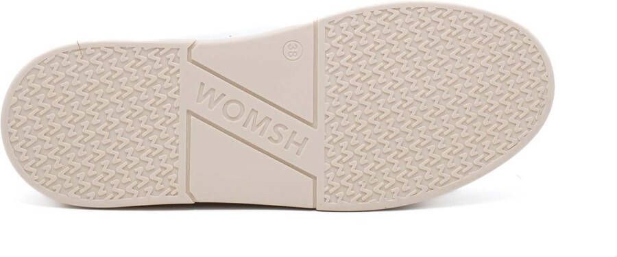 Womsh Dames Leren Sneakers Streetwear Vrouwen