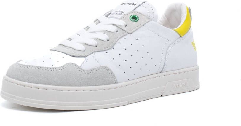 Womsh Witte Platte Schoenen Romantische Streetstijl White Dames