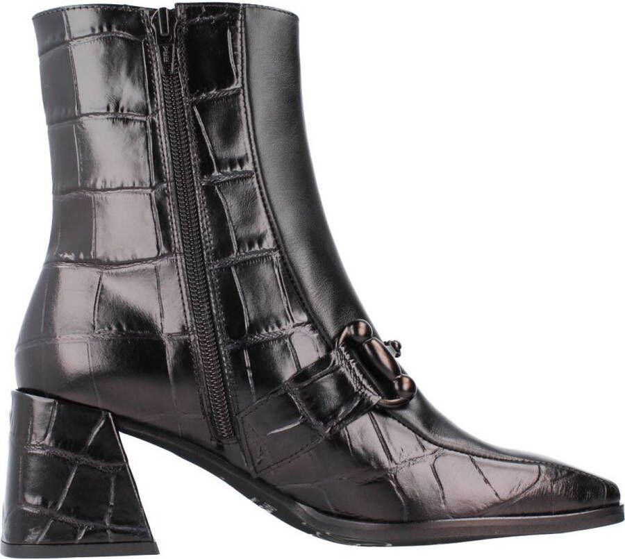 Wonders Heeled Boots Black Dames