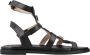 Wonders Flat Sandals Black Dames - Thumbnail 1