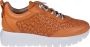 Wonders Oranje Leren Urban Sneakers Orange Dames - Thumbnail 1