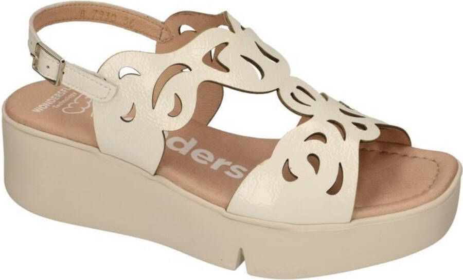 Wonders -Dames crÈme sandalen