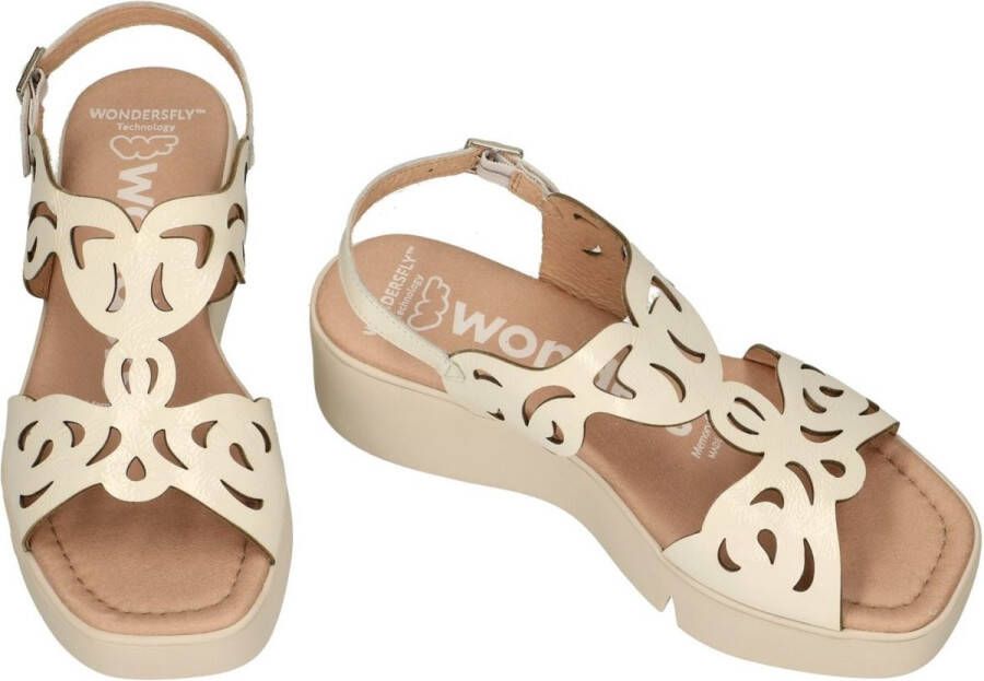 Wonders -Dames crÈme sandalen