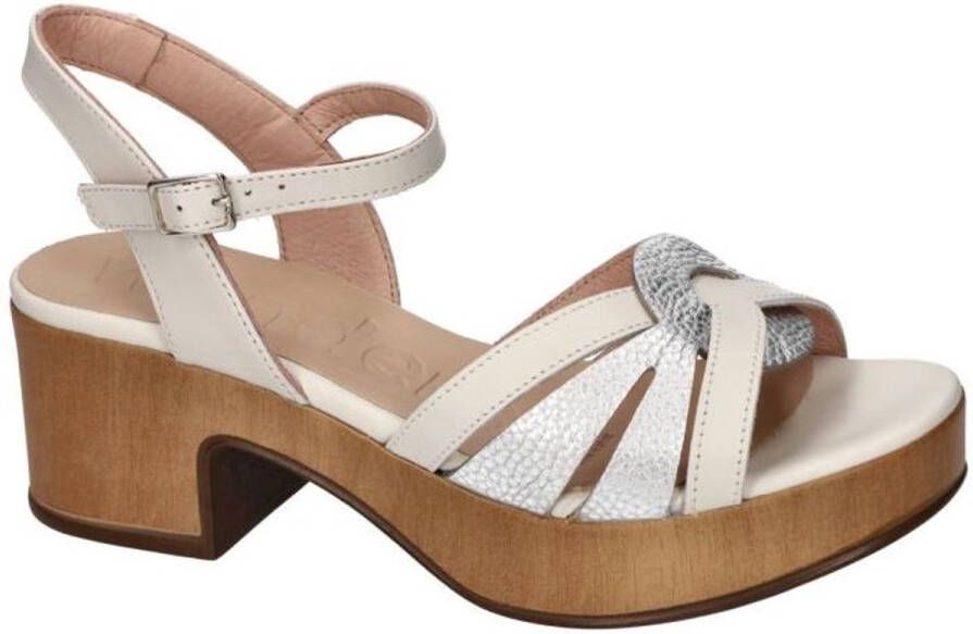 Wonders -Dames off-white-crÈme-ivoorkleur sandalen