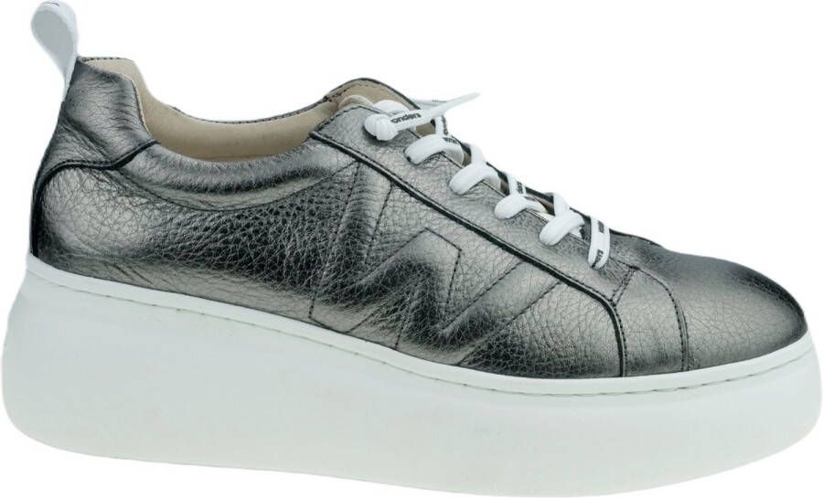 Wonders Grijze Dames Sneaker Dorita Gray Dames