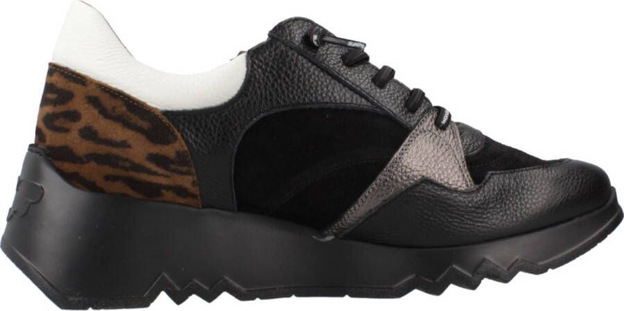 Wonders Sportieve Sneakers voor Actieve Levensstijl Black Dames