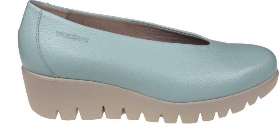 Wonders Fly Damesloafer met MemoryGel Binnenzool Blue Dames