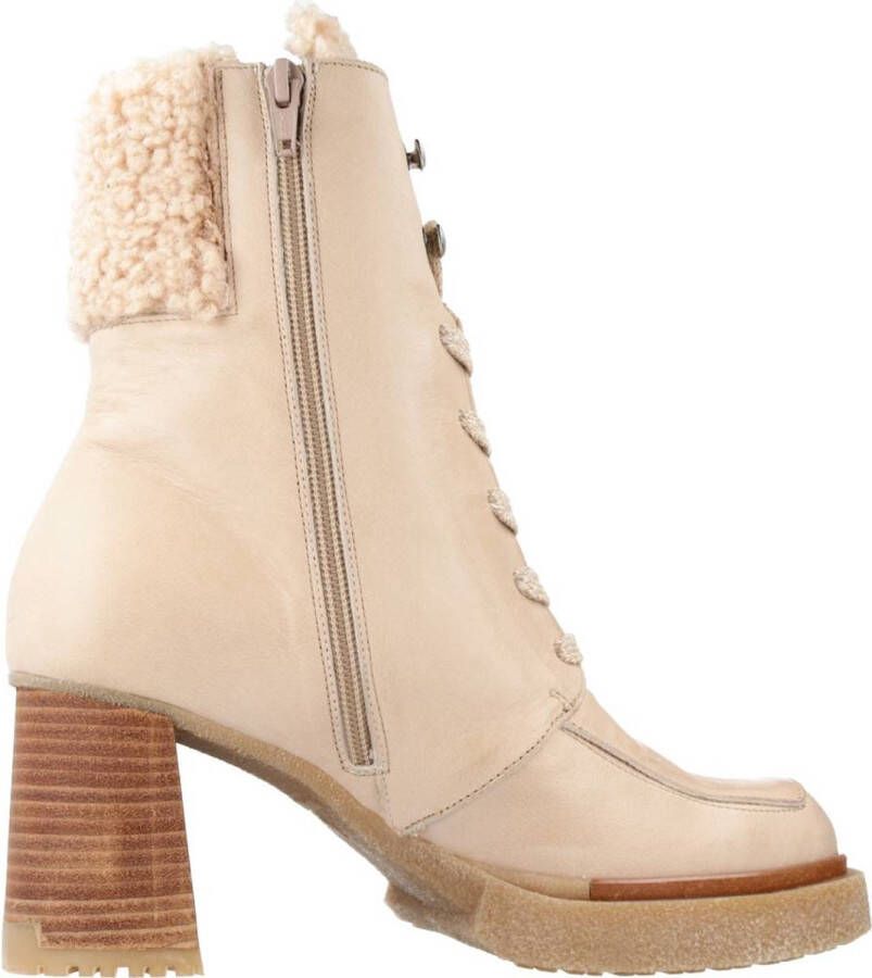 Wonders Lace-up Boots Beige Dames