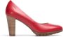 Wonders Elegante bruine leren pump Red Dames - Thumbnail 1