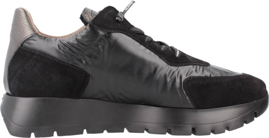 Wonders Trendy Zwarte Sneakers voor Vrouwen Black Dames