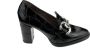 Wonders Klassieke Leren Pump met MemoryGel Binnenzool Black Dames - Thumbnail 1