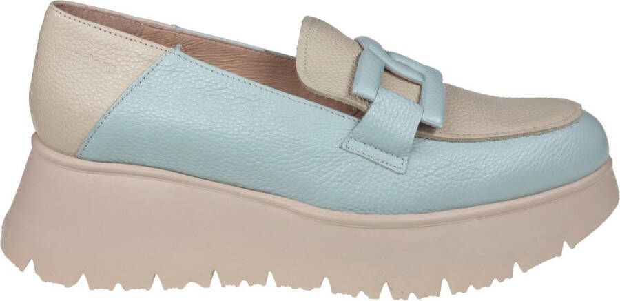 Wonders Venecia dames moccasin blauw