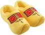 Woodenshoes Slippers Klomppantoffels Wit Molen en Tulpen - Thumbnail 2