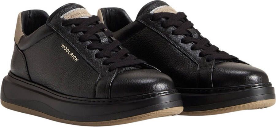 Woolrich Zwarte Sneakers voor Mannen Black Heren