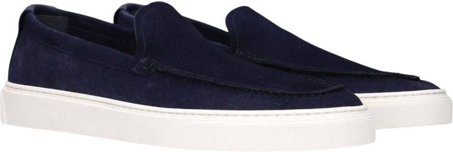 Woolrich Blauwe Sneakers Slip-On Loafers Mannen Blue Heren