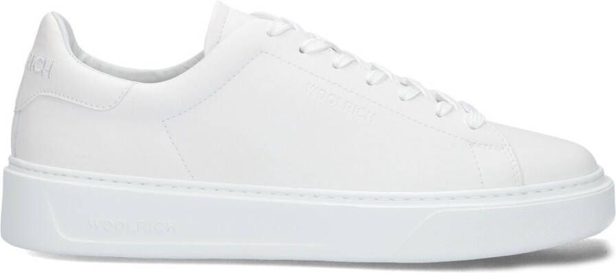 WOOLRICH Lage Sneakers Heren Classic Court Man Maat: 45 Materiaal: Leer Kleur: Wit