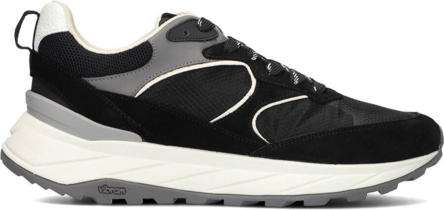 WOOLRICH Lage Sneakers Heren Running Man Maat: 43 Materiaal: Suède Kleur: Zwart