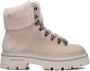 Woolrich Sheepskin High Logger Gum Boots Dames Beige - Thumbnail 1