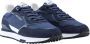 Woolrich Retro Sneaker Lage sneakers Heren Blauw - Thumbnail 1