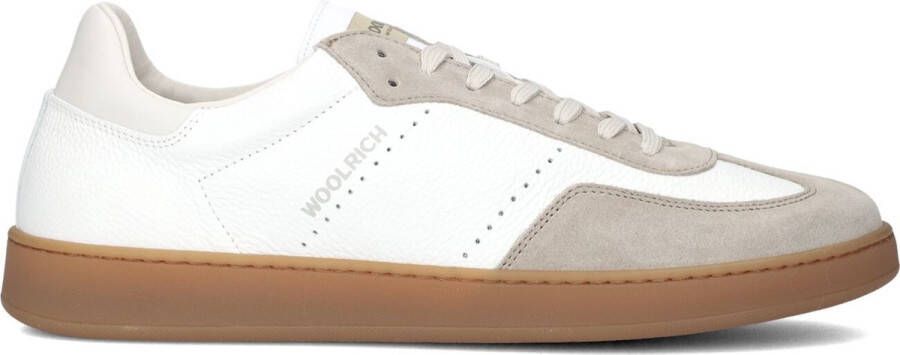 Woolrich Swing Court Man Sneakers Suède Heren Beige