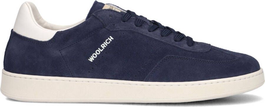 Woolrich Swing Court Manh Sneakers Suède Heren Blauw