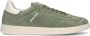 Woolrich Swing Court Manh Sneakers Suède Heren Groen - Thumbnail 1