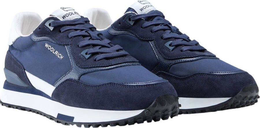 Woolrich Retro Sneaker Lage sneakers Heren Blauw