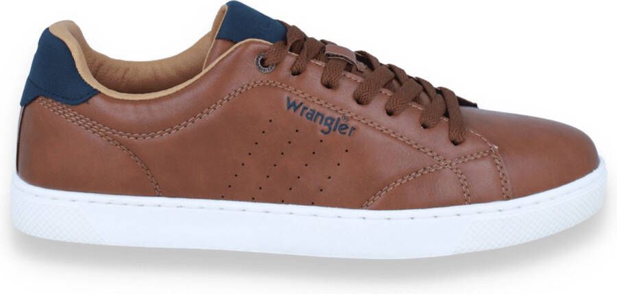 Wrangler Heren Sneaker Bennet Men Low Cognac COGNA