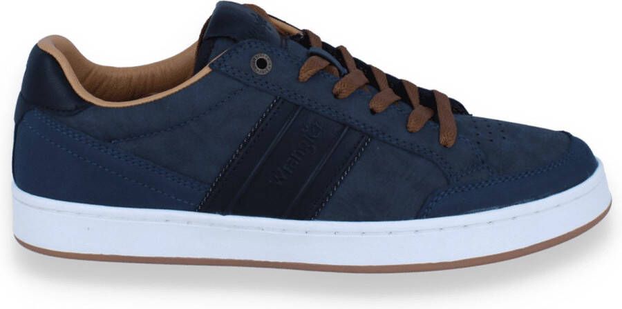 Wrangler Heren Sneaker Hardin 2.0 Men Low Dress Blue BLAUW