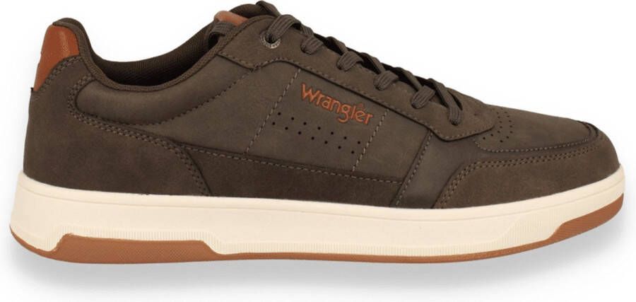 Wrangler Heren Sneaker Woody Men Low Dark Shadow TAUPE