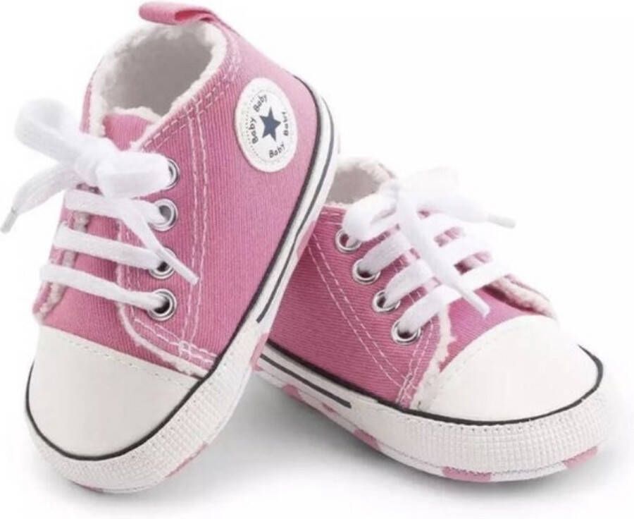 Samuel op tijd analyseren WUNO Baby Schoenen Pasgeboren Babyschoenen Meisjes jongens Eerste Baby  Schoentjes 6 12 maanden Zachte Zool Antislip Baby slofjes 12cm - Schoenen.nl