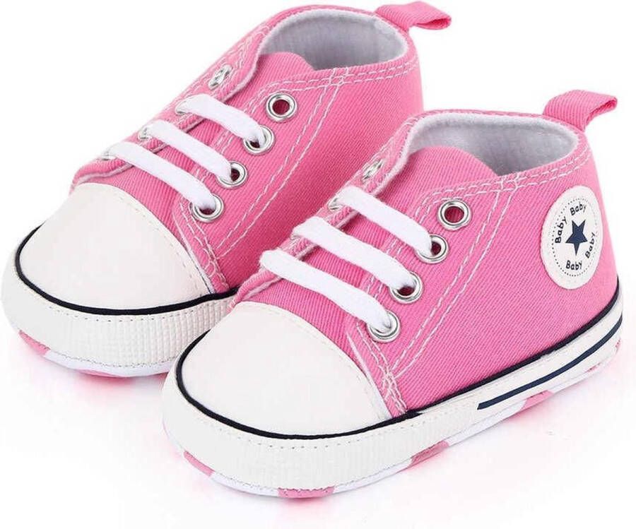 Vergevingsgezind Tientallen Onzuiver WUNO Baby Schoenen Pasgeboren Babyschoenen Eerste Baby Schoentjes 6 12  maanden Zachte Zool Antislip Baby slofjes 12cm - Schoenen.nl