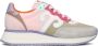 Wushu Ruyi Suède Logo Sneakers Rubberen Zool Multicolor Dames - Thumbnail 1