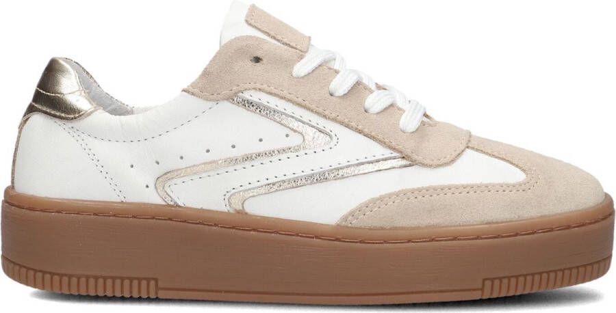 Wysh Dasha Sneakers Leren Sneaker Meisjes Beige