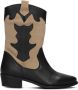 Wysh Nolia Cowboylaarzen Western Laarzen Meisjes Kids Beige - Thumbnail 2