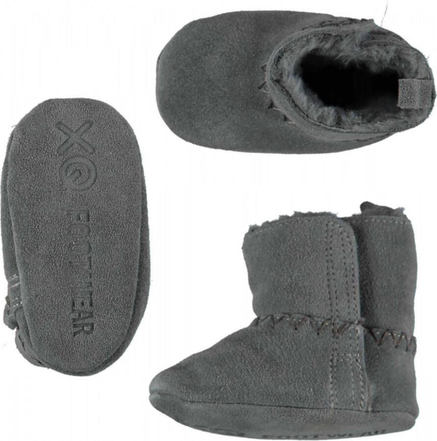 XQ Footwear Baby schoentjes grijs 6 12 maanden