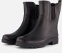 XQBoots Zwarte damesregenlaars Chelsea Rubber Rain Boots van XQ - Thumbnail 2