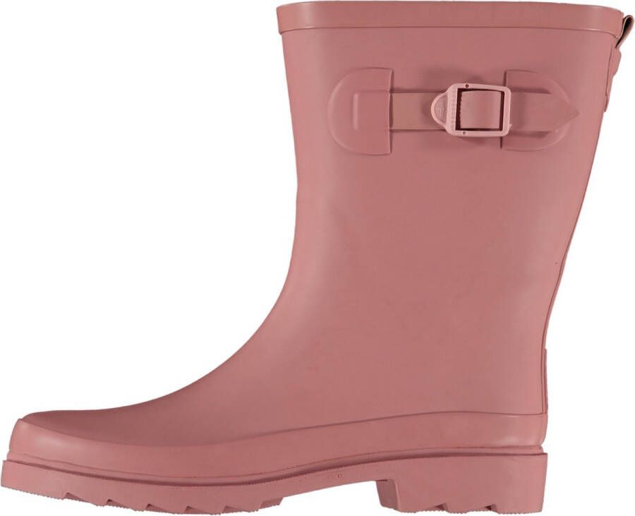 XQ Footwear Dames Regenlaars Riem Rubber Pink Laarzen