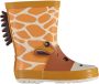 XQ Footwear 3D Giraffe Regenlaarzen oranje Rubber - Thumbnail 1