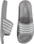 XQ Footwear XQ Slippers Dames Stripes Grijs Badslippers dames Gevormd voetbed - Thumbnail 2